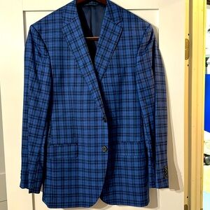 David Donahue 42 Reg Blue Sport Coat. Stunning!